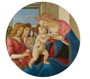 6._The_Virgin_and_Child_with_Two_Angels_c.1490_by_Sandro_Botticelli_c_Gem+-›ldegalerie_der_Bildenden_K+-nste_Vienna. «Переосмысливая Боттичелли»